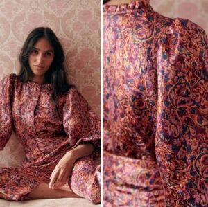 Sezane Anton Paisley Blouse In Tahoma